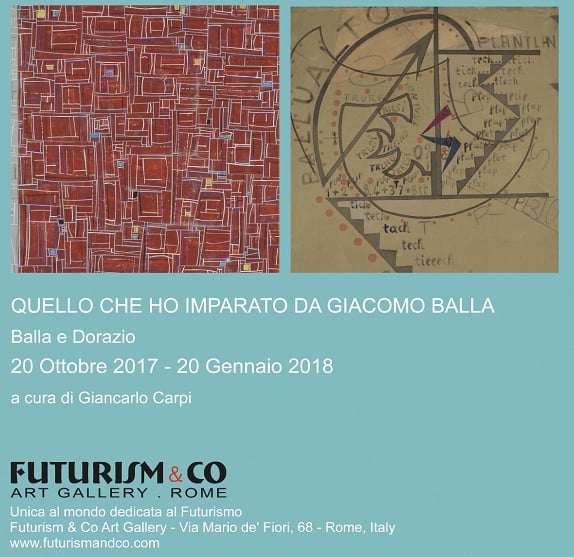 Quello che ho imparato da Giacomo Balla. Balla e Dorazio